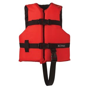 ONYX General Purpose Life Jacket Infant 20-30LB Red
