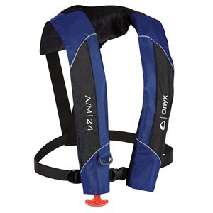 ONYX A / M-24 Auto / Manual Inflatable Life Jacket Blue Adult