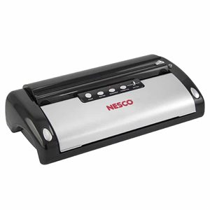 NESCO Food Storage Deluxe Vacuum Sealer with Roll Storage
