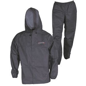 COMPASS Sport-Lite Rain Suit w / Bag Black LG