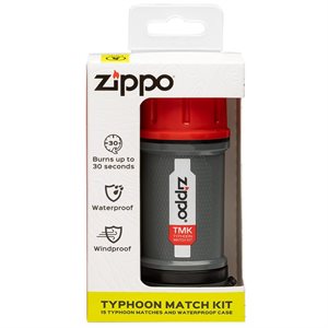 ZIPPO Typhoon Match Kit - 1 Match Kit, 15 Typhoon Matches &