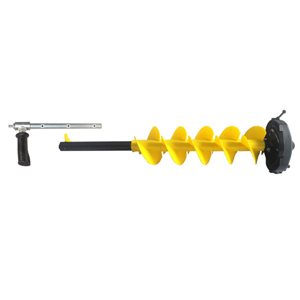 HT ENTERPRISE E-Drill Ice Auger Kit With Eda-14 Adaptor 6 Dia