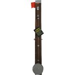 HT ENTERPRISE Explorer Wood Stick Tip-Up W / 500' Metal Spool - Dual Rai