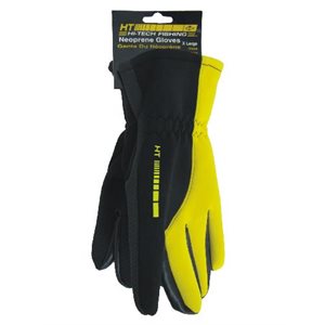 HT Black Full Fingered Neoprene Gloves X-Large