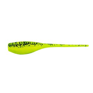 BOBBY GARLAND Baby Shad Chartreuse Black Pepper Size 2'', 