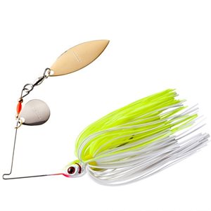 BOOYAH Blade Tandem White Chartreuse Size , 1 / 4 oz