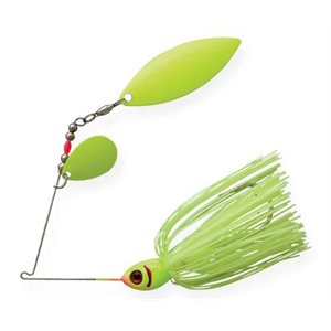 BOOYAH Glow Blade Tandem Chartreuse Chartreuse Size , 1 / 2 oz