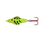 LINDY Rattl'n Flyer Spoon Chartreuse Tiger Size 1-5 / 8'', 1 / 4 oz