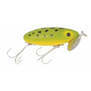 ARBOGAST Jitterbug Frog Yellow Belly Size 2-1 / 2'', 3 / 8 oz