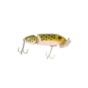 ARBOGAST Jitterbug Jointed Frog White Belly Size 3-1 / 2'', 5 / 8 oz