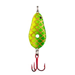 LINDY Glow Spoon Chartreuse Scale Size 1-3 / 16'', 1 / 16 oz