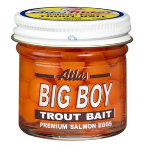 ATLAS MIKES Mike's Big Boy Salmon Egg Trout Bait Orange