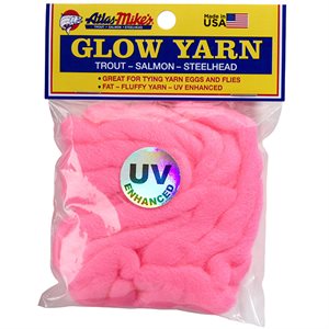 ATLAS MIKE'S UV Glow Yarn Hot Pink