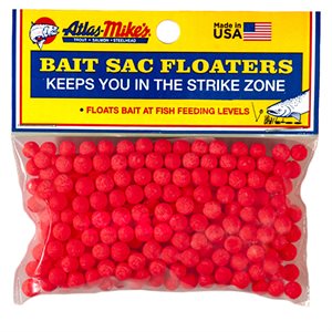 ATLAS Bait Sac Floaters Red