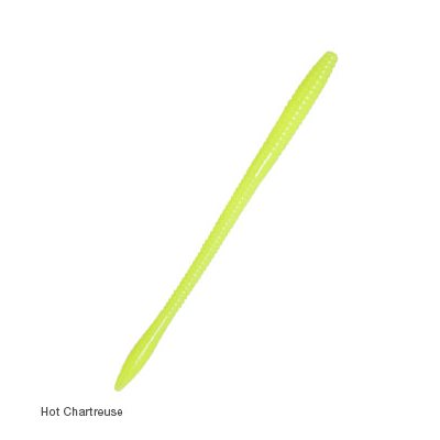 ZMAN Floating Wormz 7" Hot Chartreuse 8 / Pack