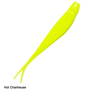 ZMAN Scented Jerk Shadz 7" Hot Chartreuse 4 / Pack