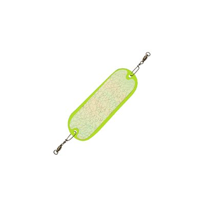 Prochip 4 Fin Flasher 4 Chartreuse Blade With Glow Tape W