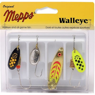 MEPPS 4-Pack Walleye Kit Assorted
