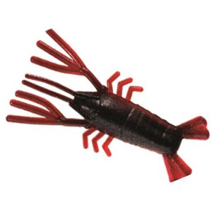 MISTER TWISTER Micro Crayfish 24 PCS Black & Red