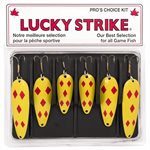 LUCKY STRIKE Yellow Red Diamond Devil Bait Kit 6 Pack