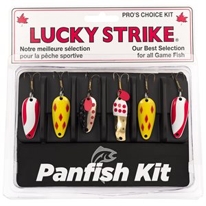 LUCKY STRIKE Pan Fish Assortment Kit 6 Pack