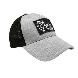 LUCKY STRIKE Grey Hat With Black Mesh