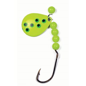 LUCKY STRIKE #6 FC Rig Chartreuse Black Dots 2 PK