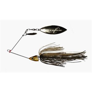 FREEDOM Double Wilow Leaf Spinnerbait Golden Shiner 1 / 2 oz