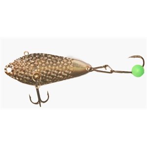 FREEDOM Harmmered Minnow Spoon Gold 1 / 8 oz