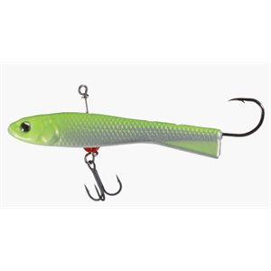 FREEDOM Turnback Shad Silver Chartreuse 3 / 16 oz