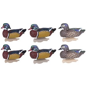 FLAMBEAU Wood Duck - Floaters - 6-Pk.