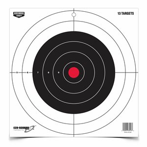 BIRCHWOOD Eze-Scorer 12'' Bull's-Eye Paper Target - 13 Targe