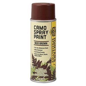 HUNTERS SPECIALITIES Camo Spray Paint - Mud Brown