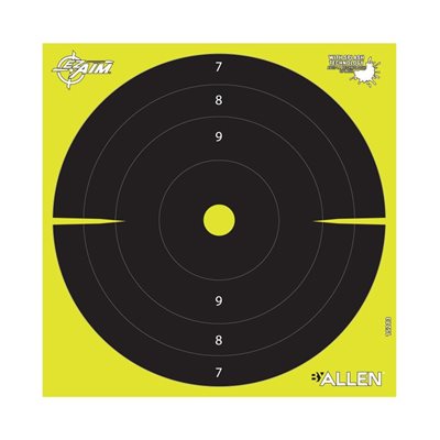 ALLEN EZ AIM 8x8 non-adhesive splash bullseye