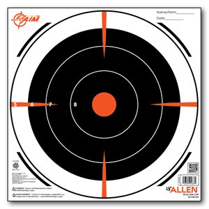 ALLEN EZ AIM paper 8'' bullseye