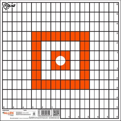 ALLEN Ez Aim 12x12 Paper Grid Target