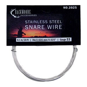 BACKWOODS Snare Wire,S / S, 20',21ga