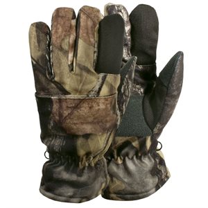 BACKWOODS Camo Finger Gloves - M